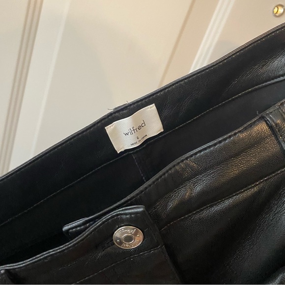 Aritzia Wilfred Melina Pant Size 6 Black - Picture 1 of 4